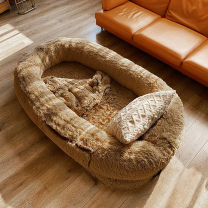 Dog Lazy Pillows Bean Bag Storage Washable Huge Hairy Comfy Sleeper Fluffy Sofa Puffs Filling Floor Canape Salon Furniture Home