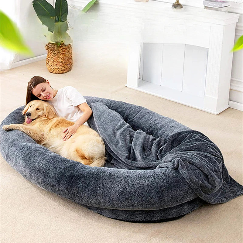 Dog Lazy Pillows Bean Bag Storage Washable Huge Hairy Comfy Sleeper Fluffy Sofa Puffs Filling Floor Canape Salon Furniture Home