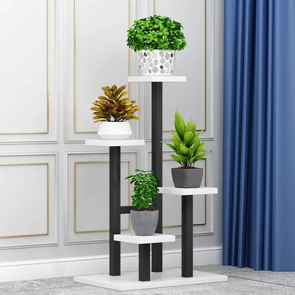 Metal Indoor Plant Shelves Modern Nordic Pedastle Watering Plant Stand Multi Layer Design Stand Ferias Y Eventos Home Decoration