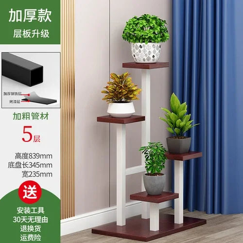 Metal Indoor Plant Shelves Modern Nordic Pedastle Watering Plant Stand Multi Layer Design Stand Ferias Y Eventos Home Decoration