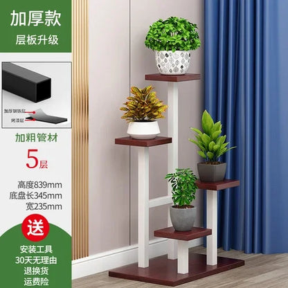 Metal Indoor Plant Shelves Modern Nordic Pedastle Watering Plant Stand Multi Layer Design Stand Ferias Y Eventos Home Decoration