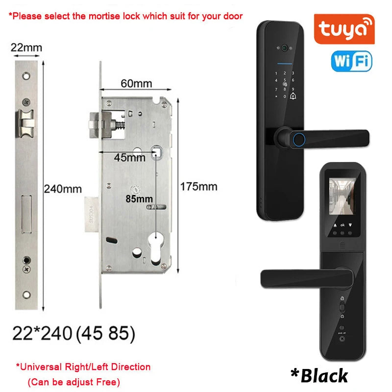 Wifi Digital Electronic Smart Door Lock With Biometric