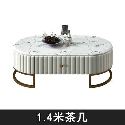 Modern Luxury Coffee Table Nordic Living Room Marble Kawowy Industrial Coffee Table Aesthetic Storage Stolik Decoration Home