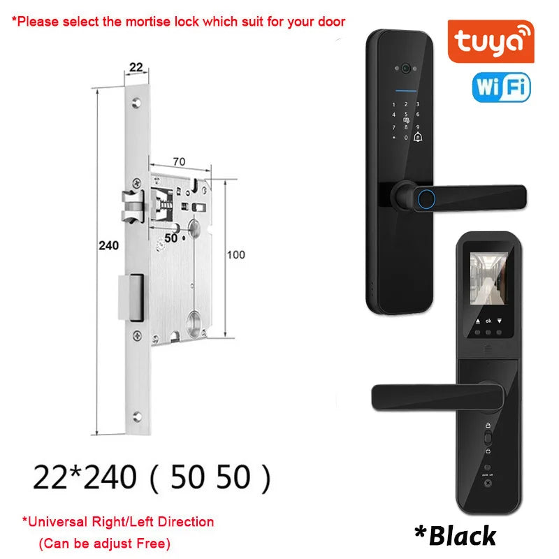 Wifi Digital Electronic Smart Door Lock With Biometric