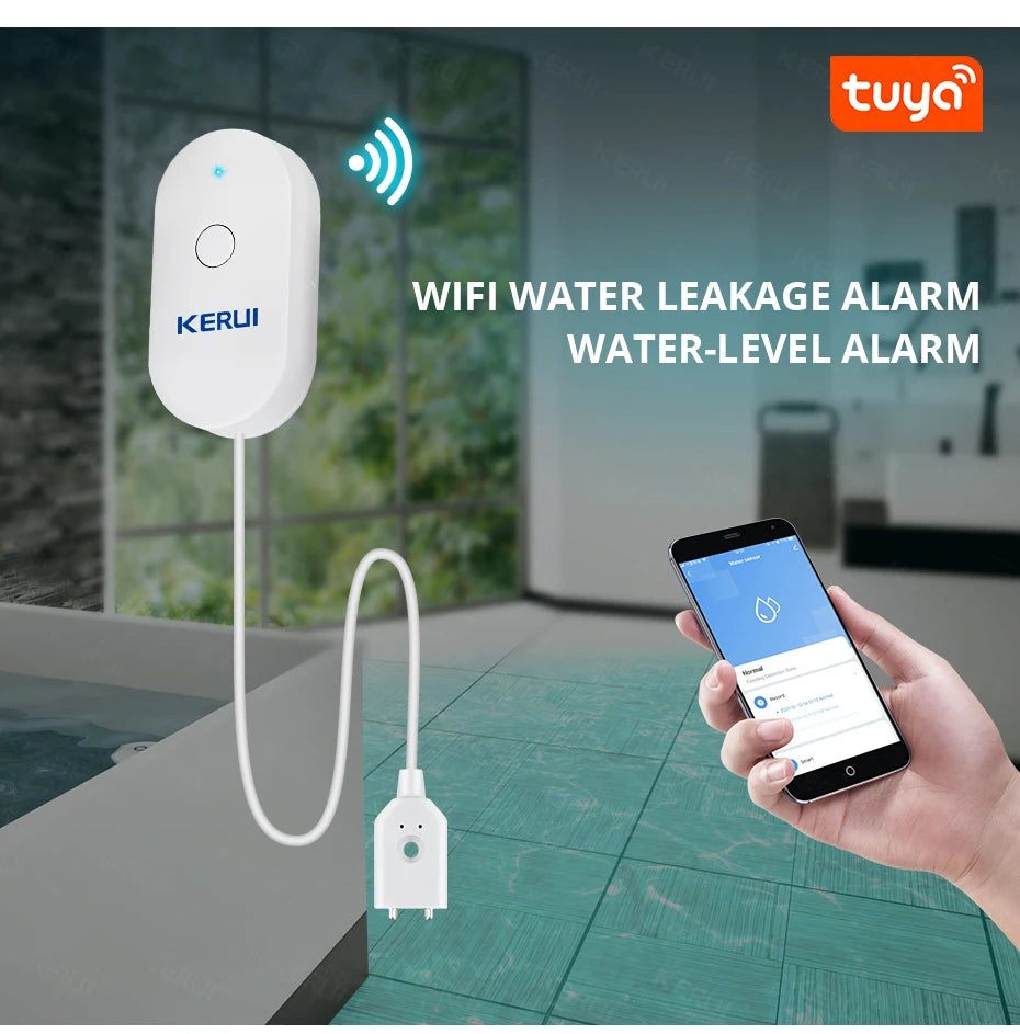 Smart Home WiFi Water Leak Detector