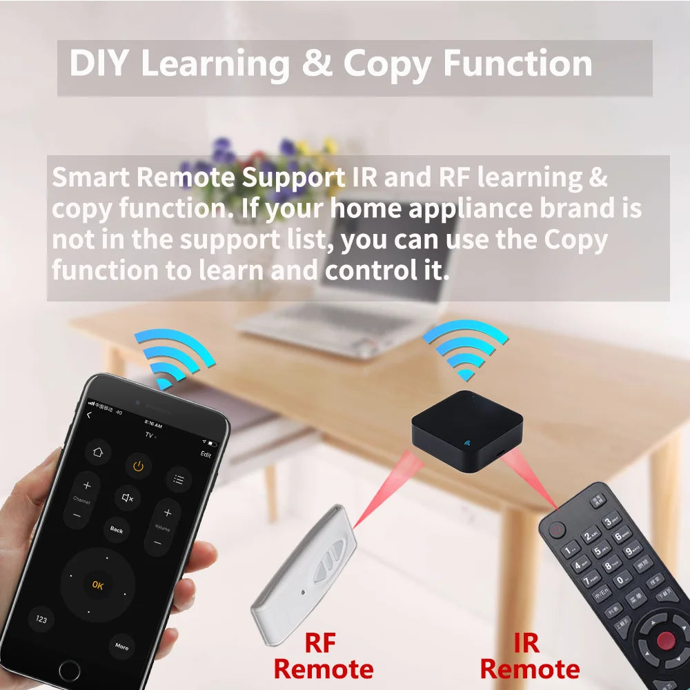 Smart RF IR Remote Control for Air Conditioner