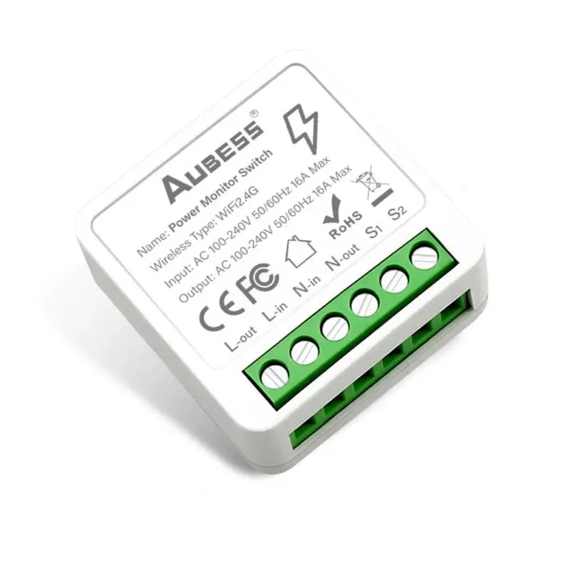 2-way Mini Light Switch Power Metering Breaker