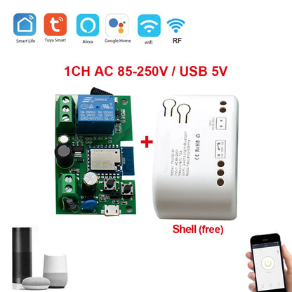 Smart Life wifi switch DC 12v 24v 220v