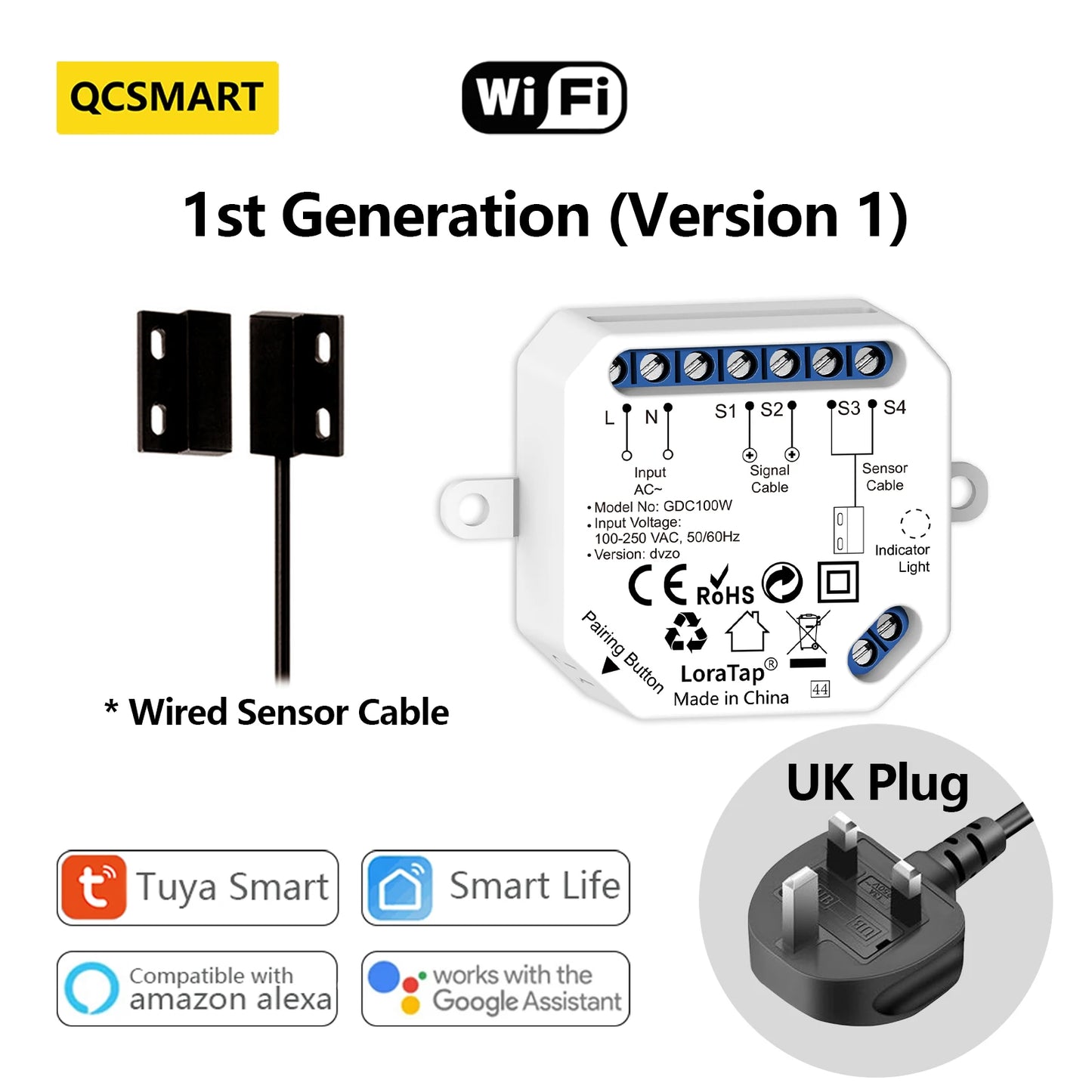 Garage Door Sensor Opener Controller