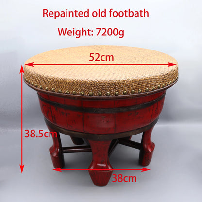 Small Table Made from Old Foot Basin, Side Table, Small Coffee Table, Home Decoration