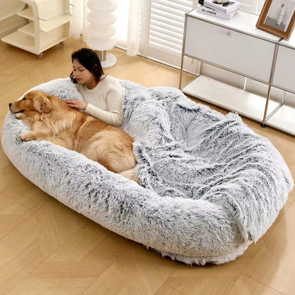 Dog Lazy Pillows Bean Bag Storage Washable Huge Hairy Comfy Sleeper Fluffy Sofa Puffs Filling Floor Canape Salon Furniture Home