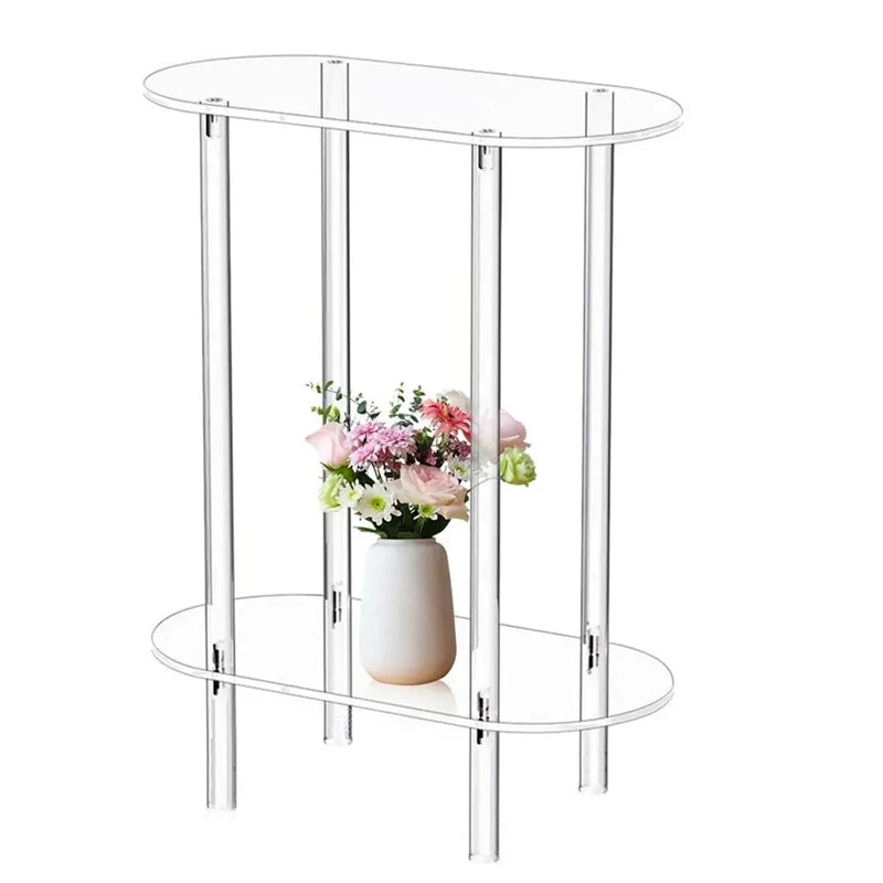 Sofa Table Side Transparent Tea Tables Table Acrylic Storage Cabinet Nightstands Acrylic Coffee Table For Home Decor