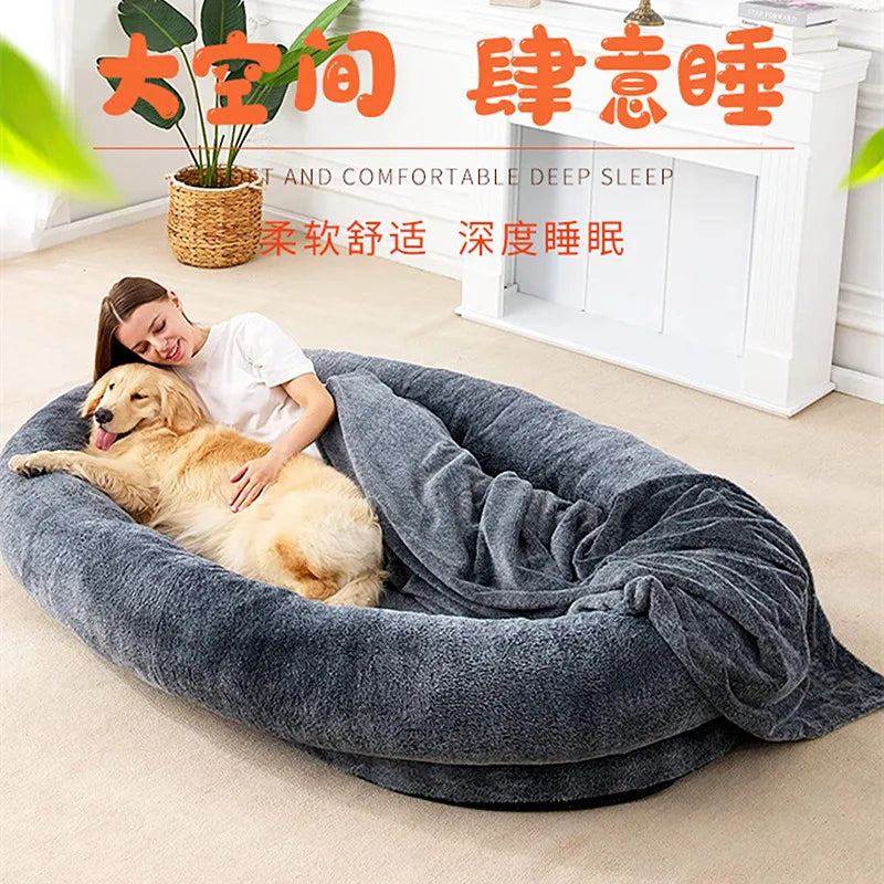 Dog Lazy Pillows Bean Bag Storage Washable Huge Hairy Comfy Sleeper Fluffy Sofa Puffs Filling Floor Canape Salon Furniture Home