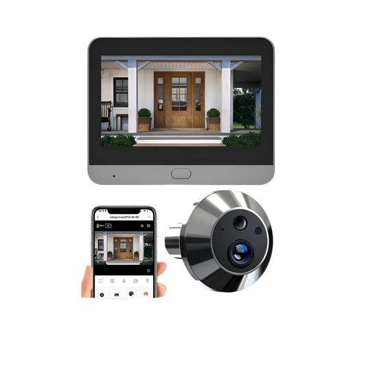 Smart 3MP Mini Digital Peephole Door Camera