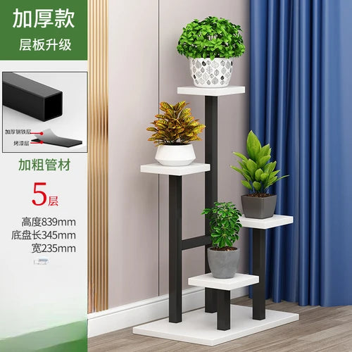 Metal Indoor Plant Shelves Modern Nordic Pedastle Watering Plant Stand Multi Layer Design Stand Ferias Y Eventos Home Decoration