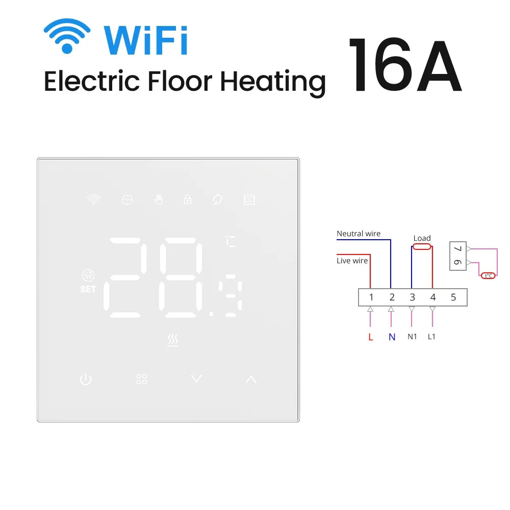 Smart Electric Water Floor Heating Temperature Controller