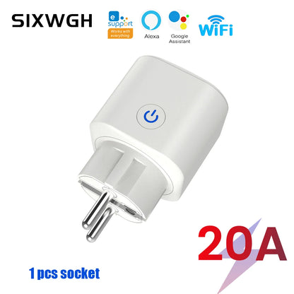 Smart Home Socket WiFi 16A EU Plug