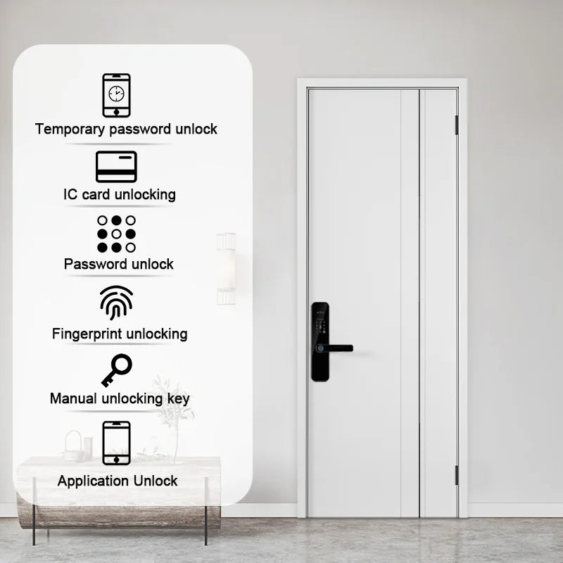 Wifi Digital Electronic Smart Door Lock With Biometric