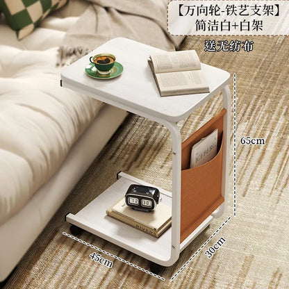 Center Hallway Couch Table Small Hotel Design Auxiliary Books Bedroom Floor Sofa Table on Wheels Interior Salon Home Furniture