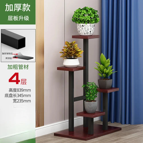 Metal Indoor Plant Shelves Modern Nordic Pedastle Watering Plant Stand Multi Layer Design Stand Ferias Y Eventos Home Decoration