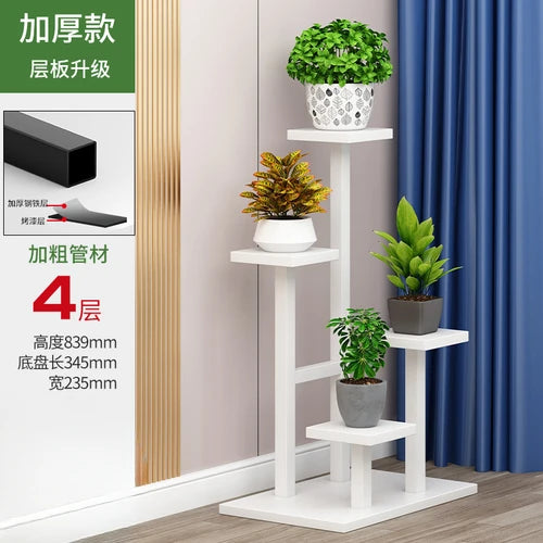 Metal Indoor Plant Shelves Modern Nordic Pedastle Watering Plant Stand Multi Layer Design Stand Ferias Y Eventos Home Decoration