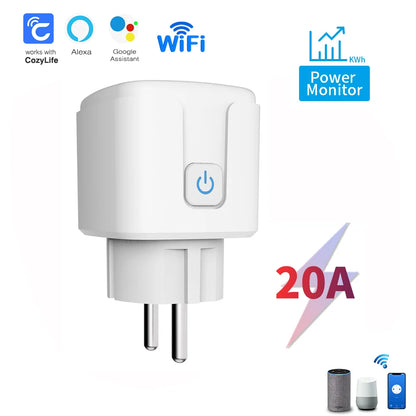 Smart Home Socket WiFi 16A EU Plug