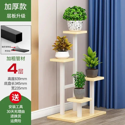 Metal Indoor Plant Shelves Modern Nordic Pedastle Watering Plant Stand Multi Layer Design Stand Ferias Y Eventos Home Decoration