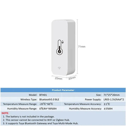 Smart Wireless Temperature Humidity Sensor