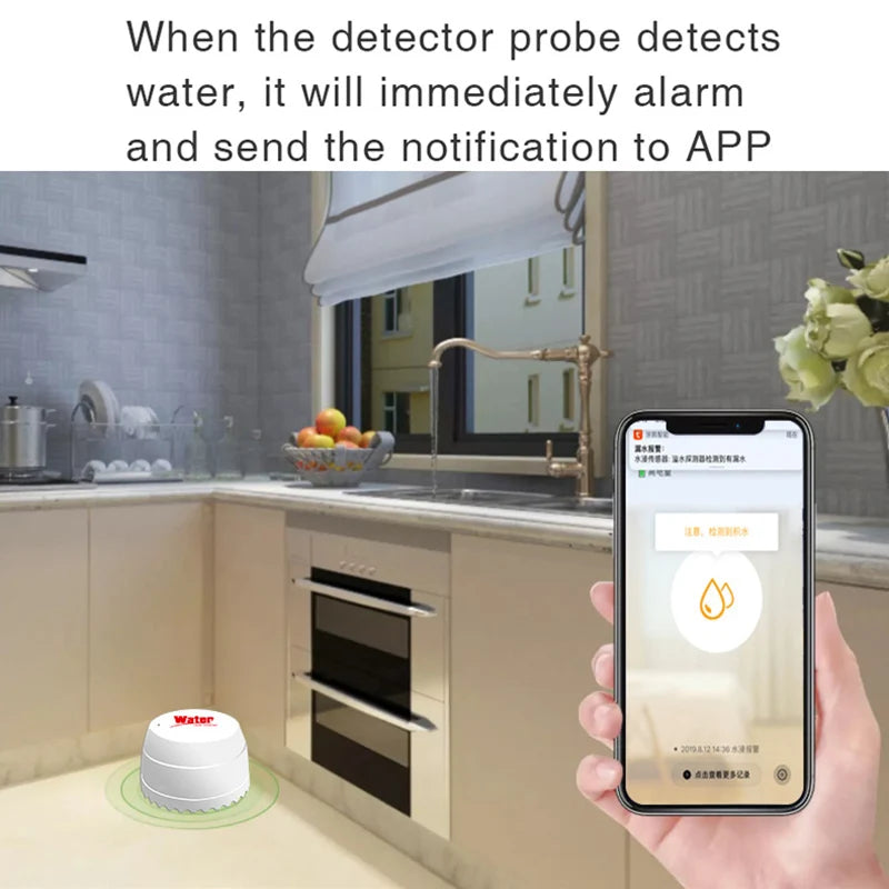 WiFi Water Leakage Detector Sound Alarm