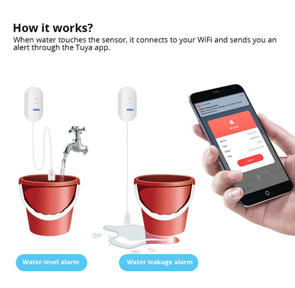 Smart Home WiFi Water Leak Detector