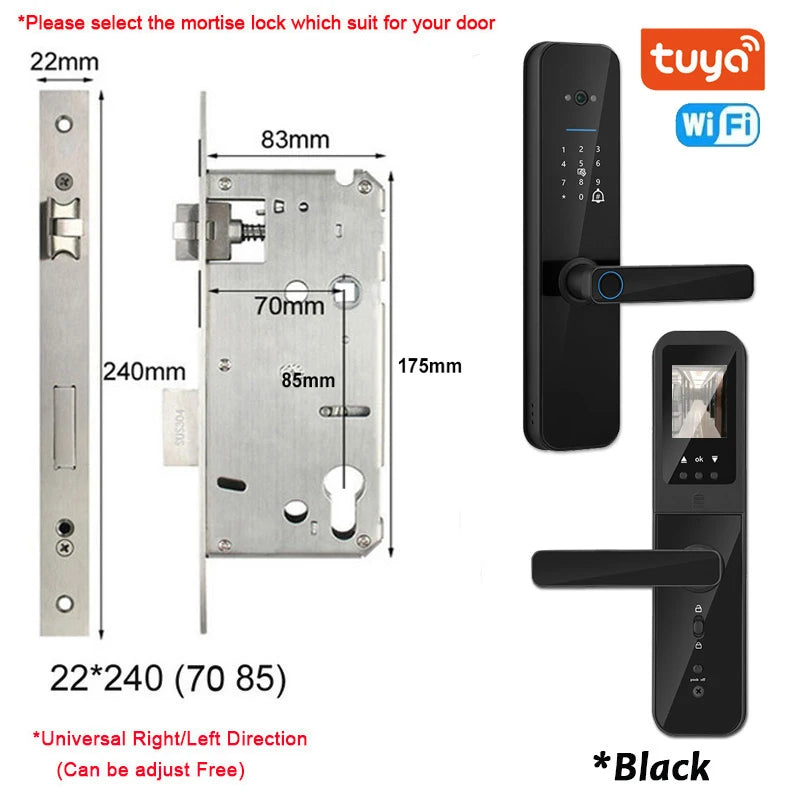 Wifi Digital Electronic Smart Door Lock With Biometric