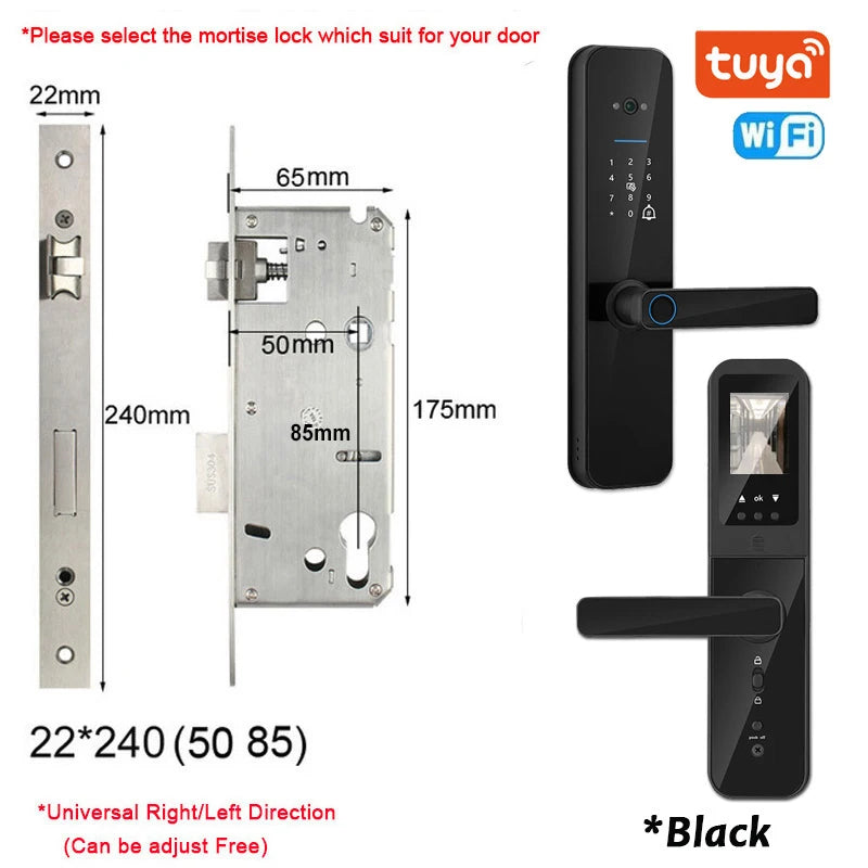 Wifi Digital Electronic Smart Door Lock With Biometric