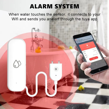 WiFi Flood Water Leakage Detector Alarm